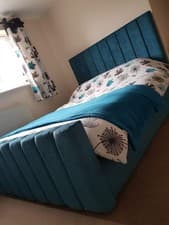 Image of New Ottoman Bed / Gas Lift Storage with Luxury Mattress