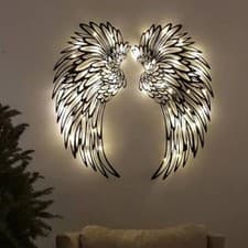 Image of Kids Wings Angel God Angel Wings Wall Art Bedroom Decoration Wall Decor