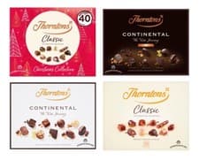Image of Thorntons Chocolates Collection Christmas Classic Continental & Dark Selection