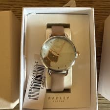 Image of Radley Wood Street Women's Open Shoulder Dog 32mm Watch RY2873