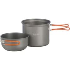 Image of Vango 1 Person Hard Anodised Cook Kit - 2 Pots With Lid