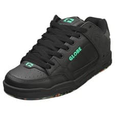 Image of Globe Tilt Mens Skate Trainers in Black Green - 10 UK