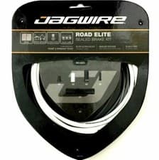 Image of Jagwire Road Elite Sealed Brake Cable Kit For Sram/Shimano, White