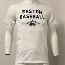 Image of New Easton Mens Linear Logo T-Shirt POWER BY EASTON 