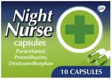 Image of Night Nurse Capsules - 10 - (MAX 1 UNIT PER ORDER)