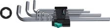 Image of Wera 021909 9 Piece Long Hexagon Allen Key Set Metric 1.5-10mm 950l/9SM