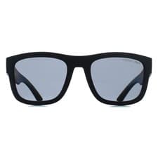 Image of Prada Sport Sunglasses PS01ZS DG002G Black Rubber Dark Grey Polarized