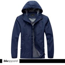 Image of Men's Shower Proof Rain Jacket Walking Hiking Everyday wear Jacket Spring Jacket