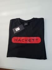 Image of Hackett Men’s T Shirt Black Colour Size L