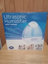 Image of Ultrasonic Humidifier & Loniser With 4.5L & Timer Water Tank Home Office