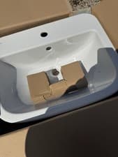 Image of Ideal Standard Tempo 55cm Semi-countertop Washbasin, One Taphole White T059001