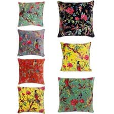 Image of Riva Paoletti Paradise Faux Velvet Cushion Cover, 50 x 50 Cm