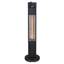 Image of Litecraft Outdoor 1600 Watt Floor Standing Radiant Patio Heater - Black