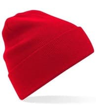 Image of Beechfield Organic Cotton Original Cuffed Beanie Double Layer Knit Cuffed Design