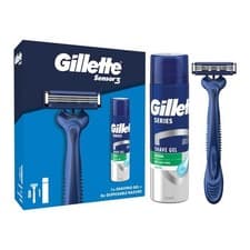 Image of Gillette Sensor3 Comfort Disposable Razors For Men Gift Set 8 Pack
