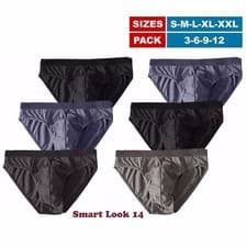 Image of PACK OF 3 6 9 12 MENS BRIEFS SLIPS CLASSIC UNDERWEAR PANTS HIPSTER COTTON S-2XL