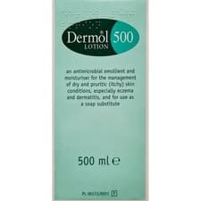 Image of Dermol 500 Lotion | Moisturiser, Soap Substitute, Antimicrobial Emollient