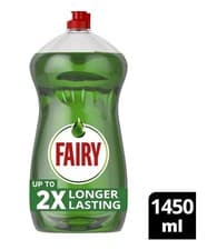 Image of Fairy Original Washing Up Liquid Green With LiftAction 1450ML,x1 UK#1 free ship