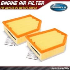 Image of 2x Air Filter for Volvo S60 I 384 V70 Mk II 285 XC70 I 295 XC90 I 275 30636833