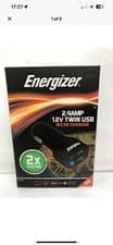 Image of ENERGIZER TWIN USB IN CAR VAN CHARGER 12V ADAPTOR 2.4A ADAPTER - 50522