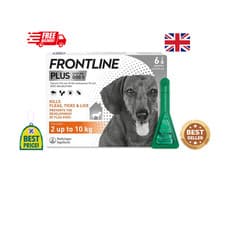 Image of FRONTLINE Plus Flea & Tick Treatment for Small Dogs (2-10 kg) - 6 Pipettes...