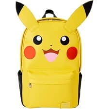 Image of Loungefly Pokemon Pikachu Full Size Backpack Nylon Multi PMBK0283 New