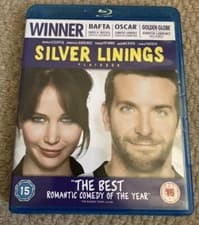 Image of Silver Linings Playbook Bradley Cooper 2013 Blu-ray. Mint Condition