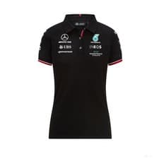 Image of 2021, Black, Mercedes Women's Team Polo