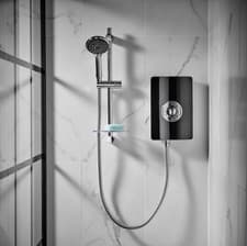 Image of Triton Aspirante 9.5kW Electric Shower Black Gloss 5 Spray Pattern ASP09GSBLK