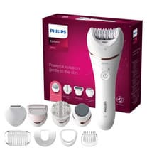 Image of Philips Epilator Series 8000, Cordless Wet and Dry Epilator for Legs and Body