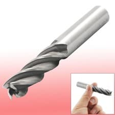 Image of 1/2" x 1/2" High Speed Steel HSS 4 Flute Straight End Mill Cutter