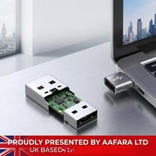 Image of OTG Adapter 240W Max USB-C to USB-A Adapter | 10A Ultra Fast Charging & Data Syn