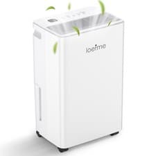 Image of White Large Home 16 L Smart Dehumidifier & Air Purifier – Low Energy, Quiet
