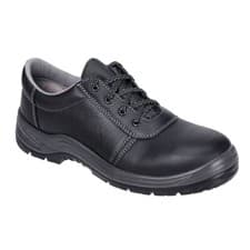 Image of Portwest Steel Leather Low Shoe S3 SRC Protective FW43