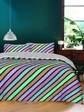Image of Oxford Stripe Single,Double, King Duvet Cover Set