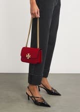 Image of Tory Burch Small Leather Eleanor Shoulder Bag RRP: £650