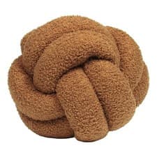 Image of Furn Boucle Knot Fleece 3D Filled Cushion Decorative Sofa Pillow Soft UK