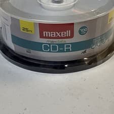 Image of Maxell 648445 CD-R 700 Cd-R Cd Recordable Discs 48x700 MB 80 Min Spindle 25 Pack