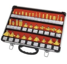 Image of Router Bit Set - 35 Piece - 1/4 Shank