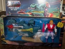 Image of Masters of the Universe Origins MOTU Prince Adam Sky Sled NEW BNIB