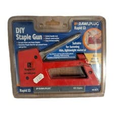 Image of Rawplug Rapid 53 DIY Staple Gun Stapler Inc 625 Staples Red