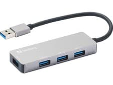 Image of Sandberg 333-67 USB-A Hub 1xUSB3.0+3x2.0 SAVER