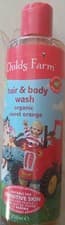 Image of Childs Farm Hair & Body Wash Sweet Orange 250ml (38R) Vegan and Cruelty Free.