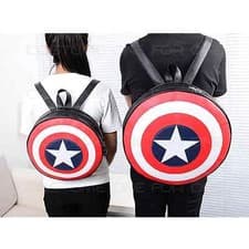 Image of Avengers Captain America Shield Backpack Shoulder Bag Birthday Gift Cosplay SALE