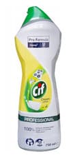 Image of Cif Professional Cream Cleaner Lemon 750ml | Multi-Surface | Tough on Dirt