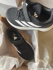 Image of Adidas Duramo Kids Size 10K Trainers in Black BNWT