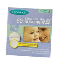 Image of Lansinoh Ultra Thin ,Stay dry Nursing pad -60 pads Per Pack-Fits all Breast Size