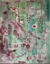 Image of Modern Abstract Painting  Minimalist Contemporary Wall Art Original