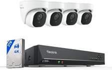 Image of Reolink 4K PoE CCTV System 8CH 2TB NVR 4x 8MP Cameras Night Vision RLK8-800D4