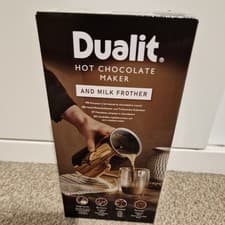 Image of Dualit Handheld Hot Chocolate Maker & Milk Frother 340ml -Black NEW